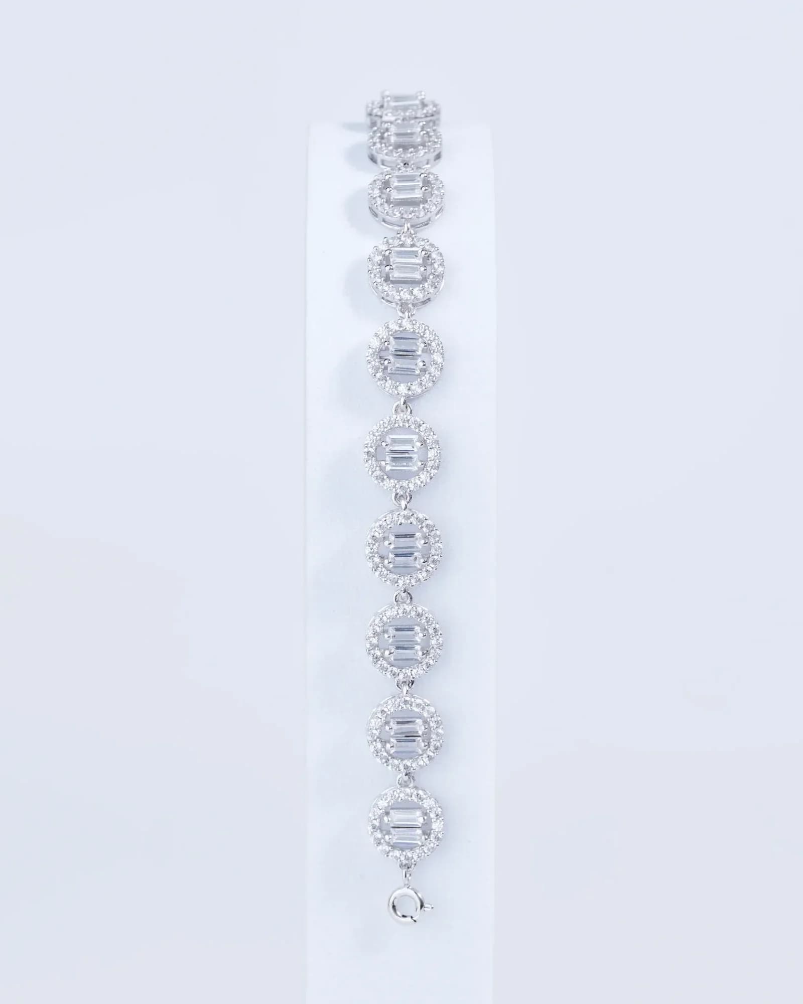 The Halo Baguette Bracelet
