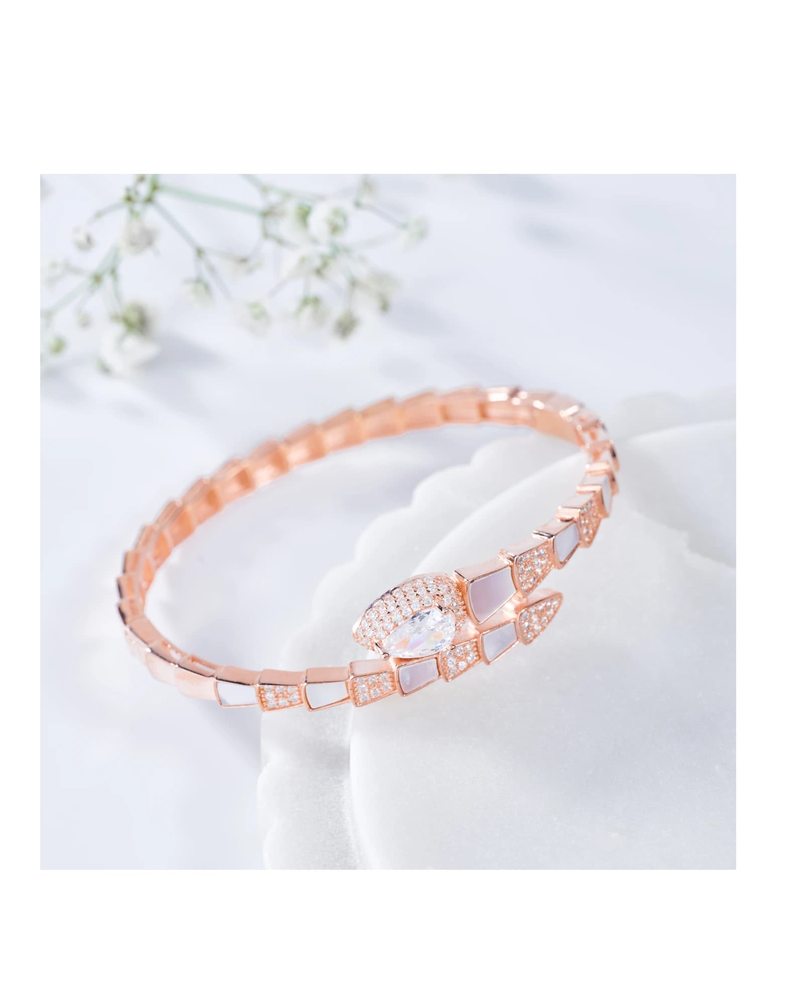 Ivory Coil Wrap Bracelet