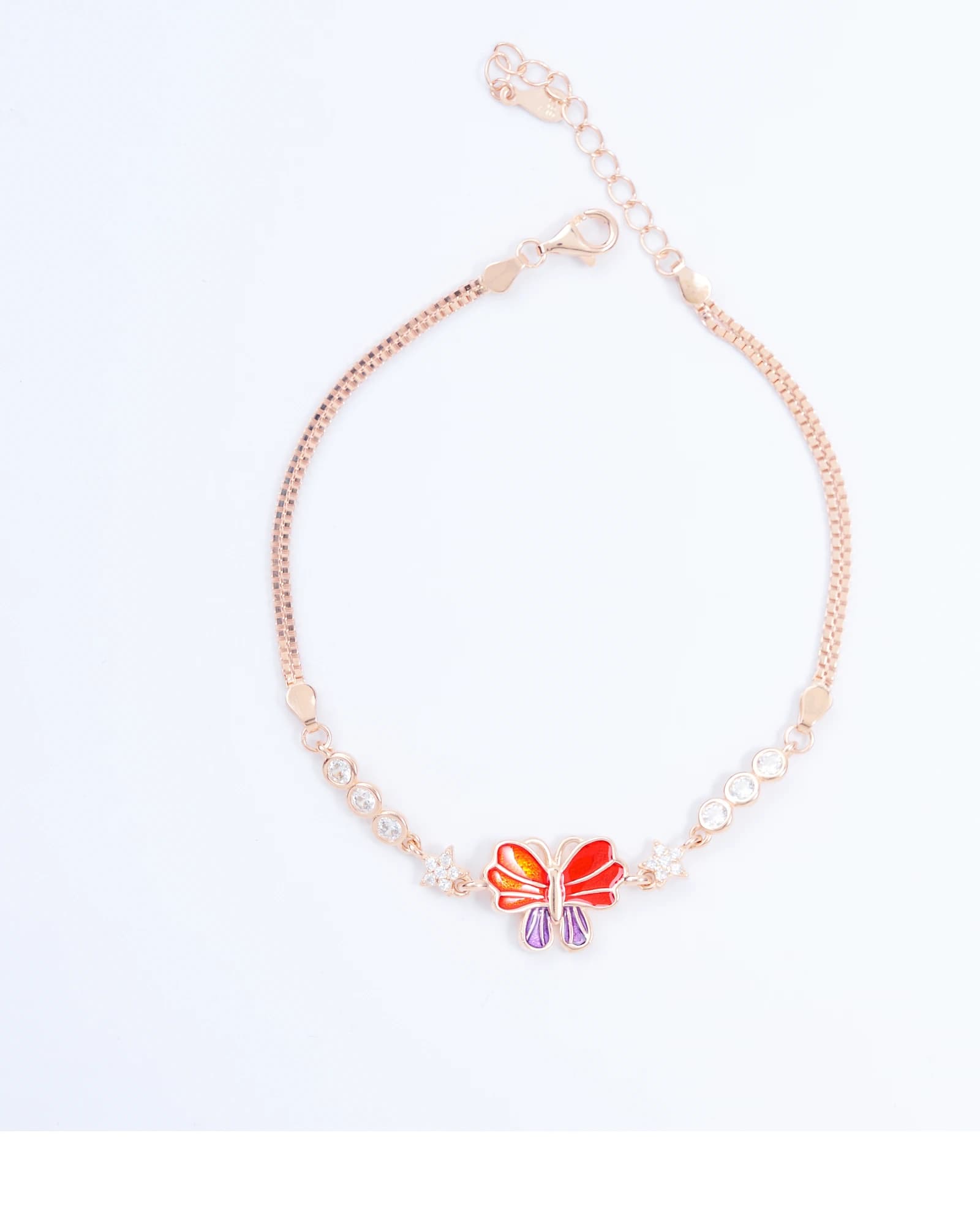 The Sunset Flame Butterfly Bracelet