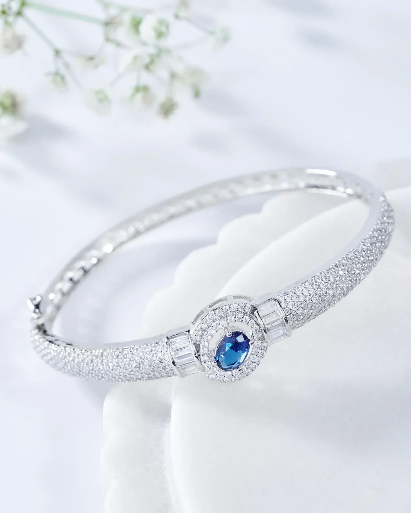 Verdant Halo Silver Bracelet 3