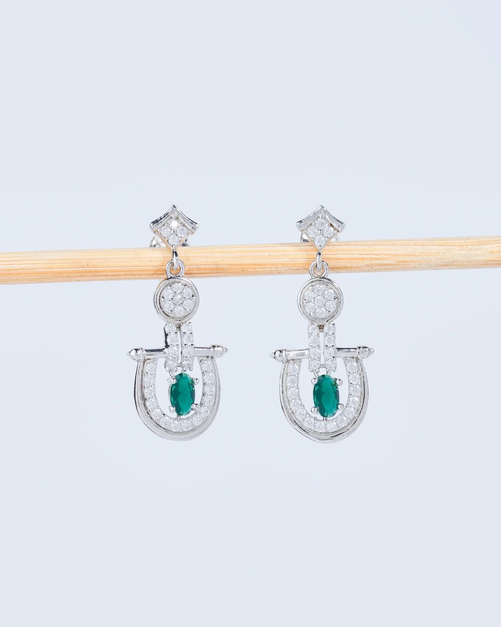 Emerald Pear Teardrop Drops