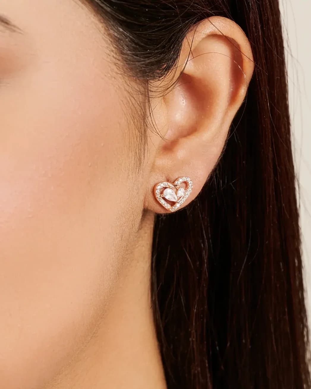 Radiant Heart Bloom Studs