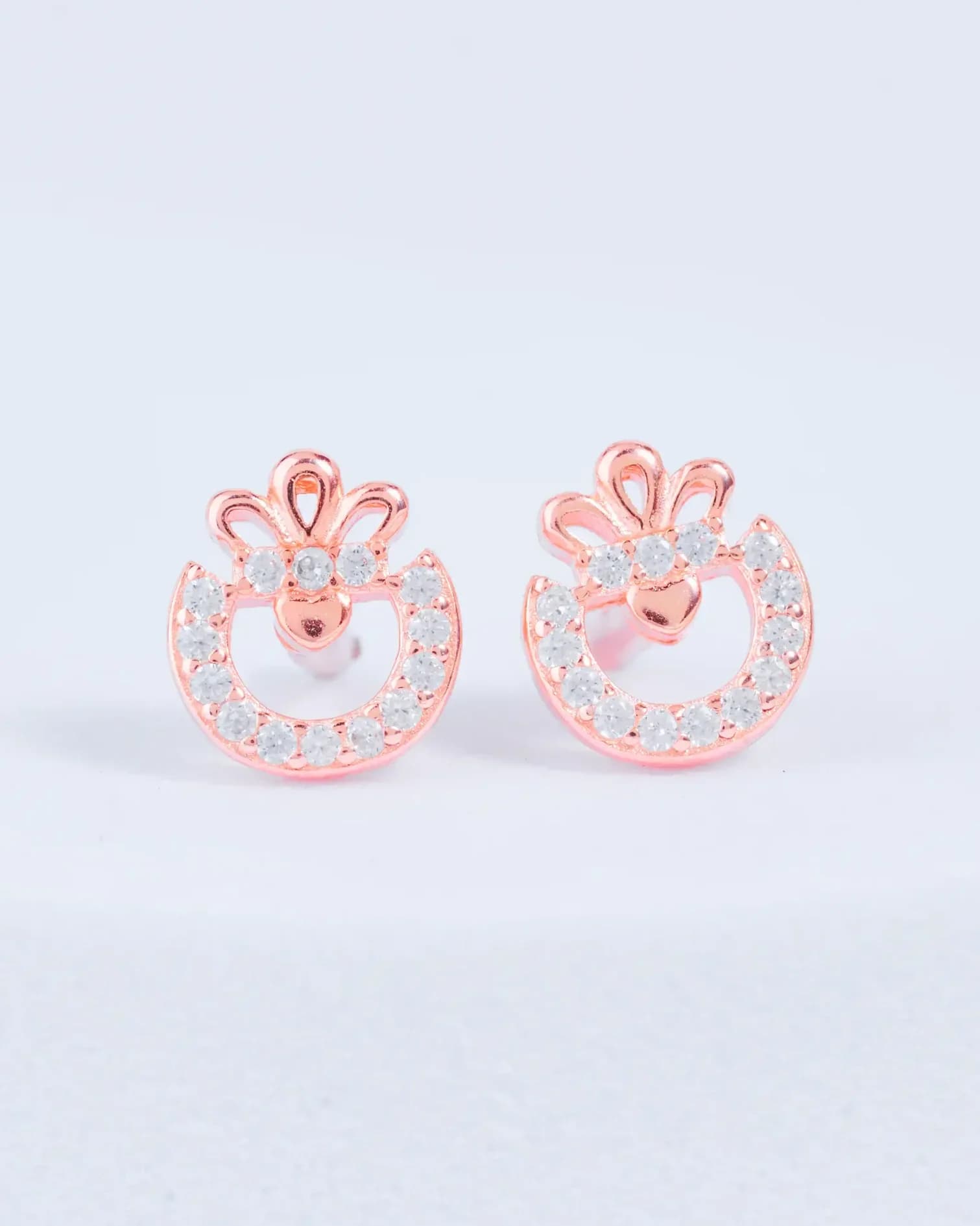Regal Tiara Halo Studs