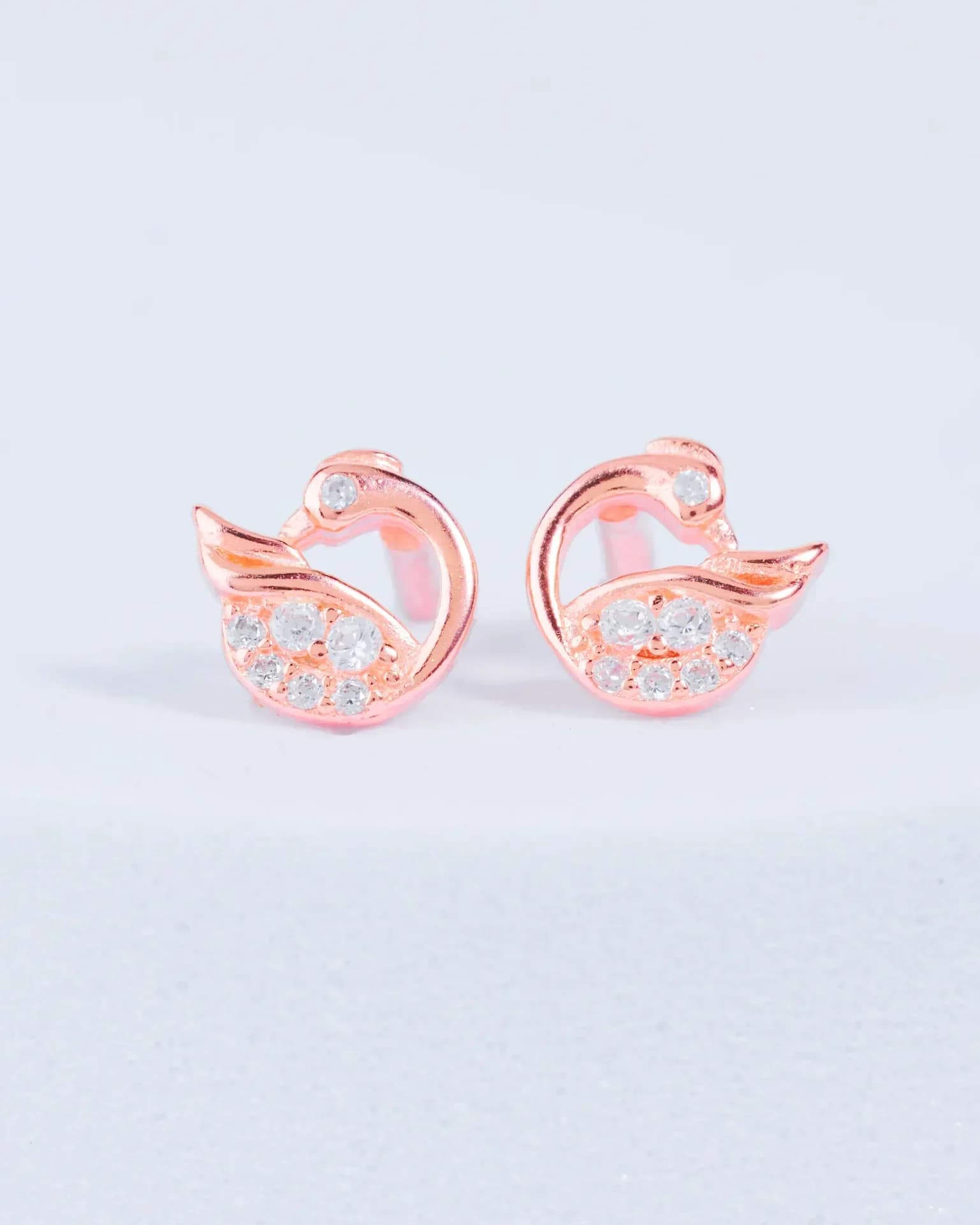 Graceful Swan Studs