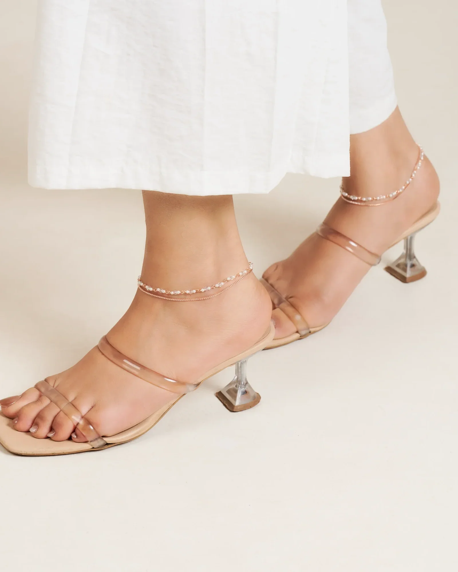 Glimmering Dewdrop Anklet
