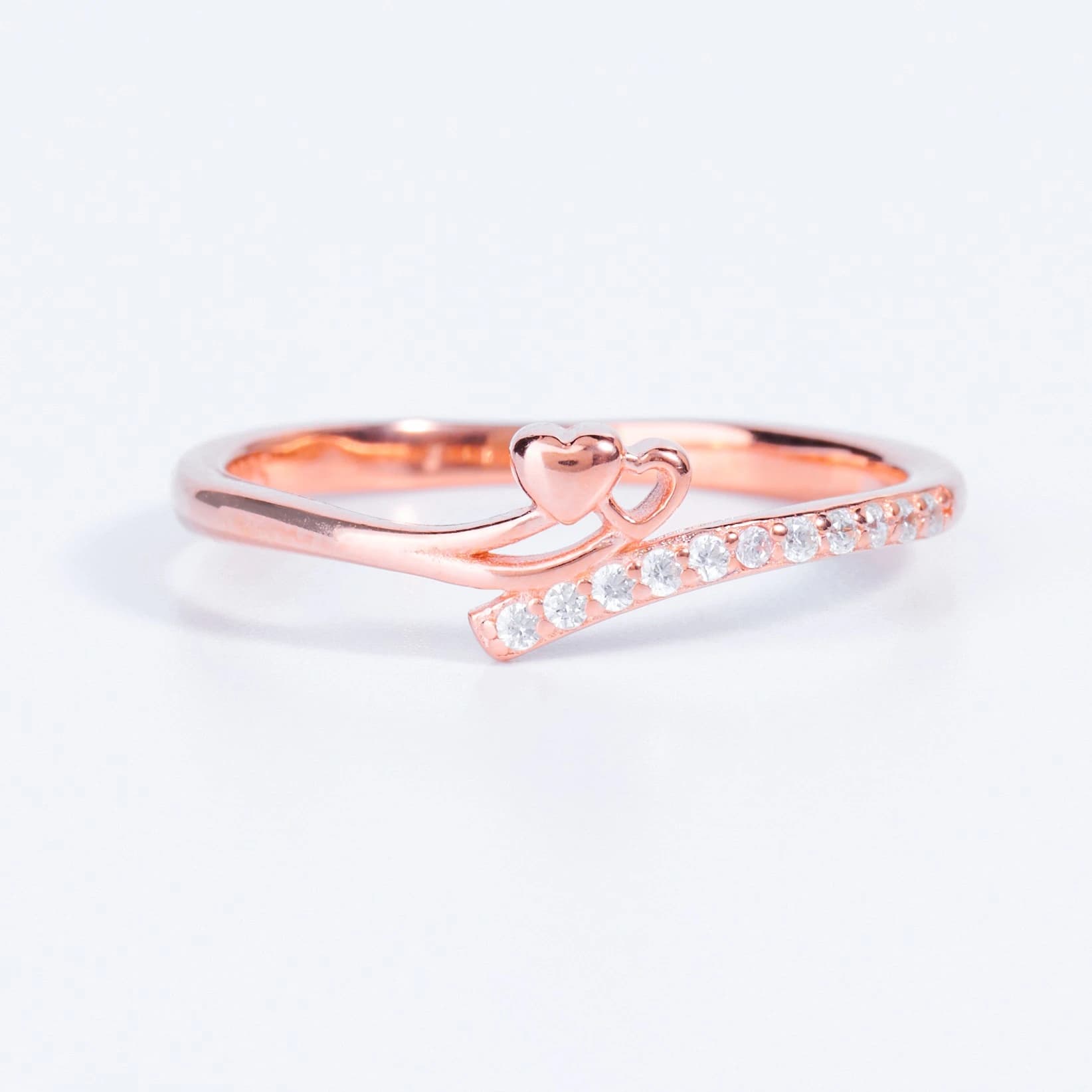 Double Heart Bypass Ring