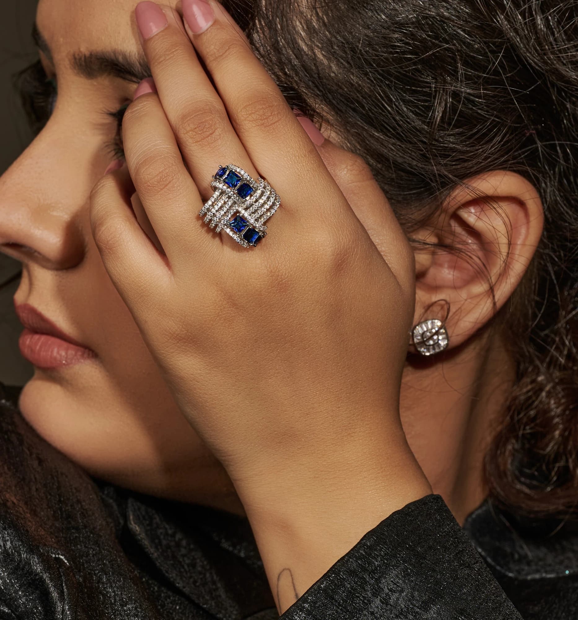 Lattice Weave Ring