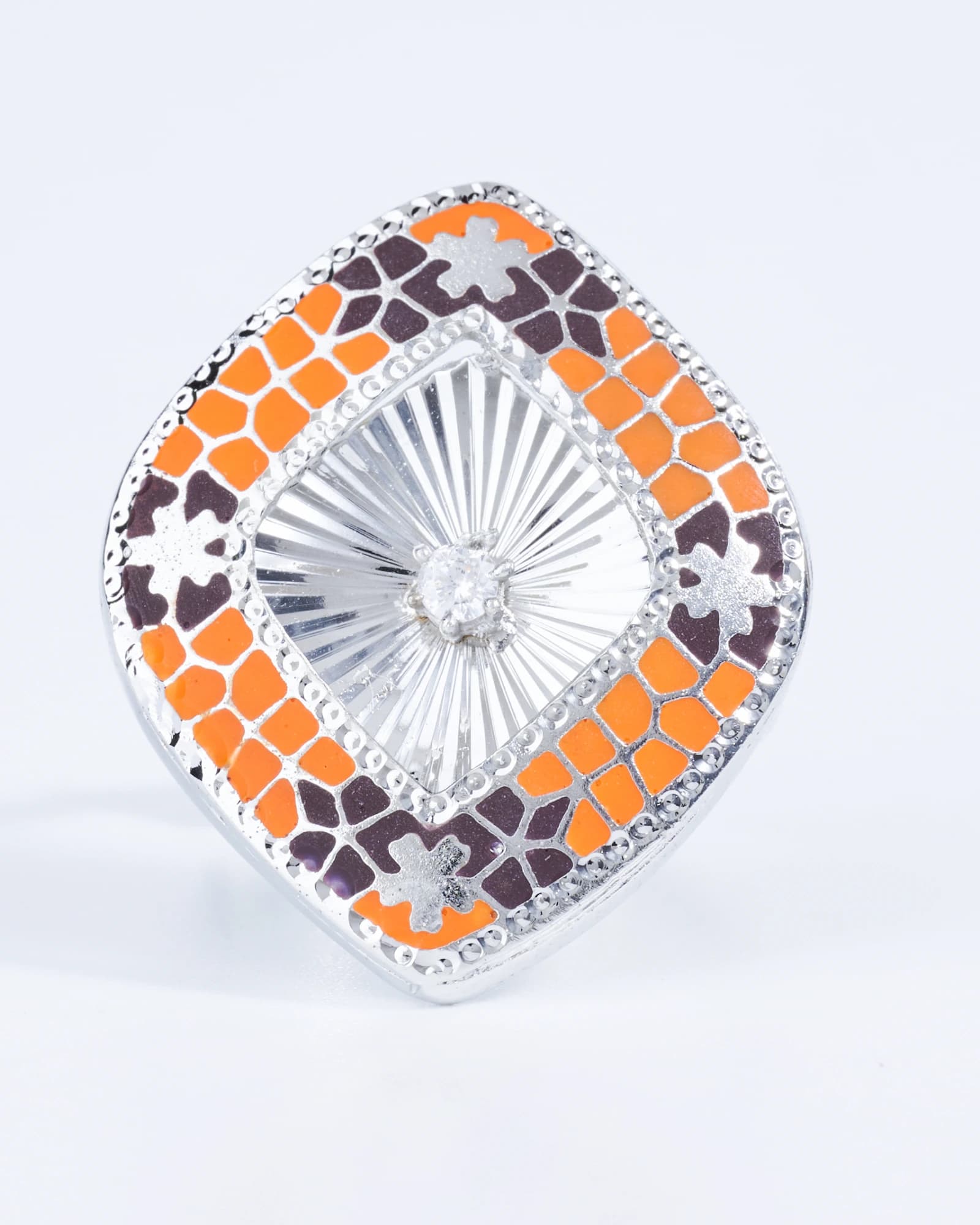 Mosaic Sunburst Ring