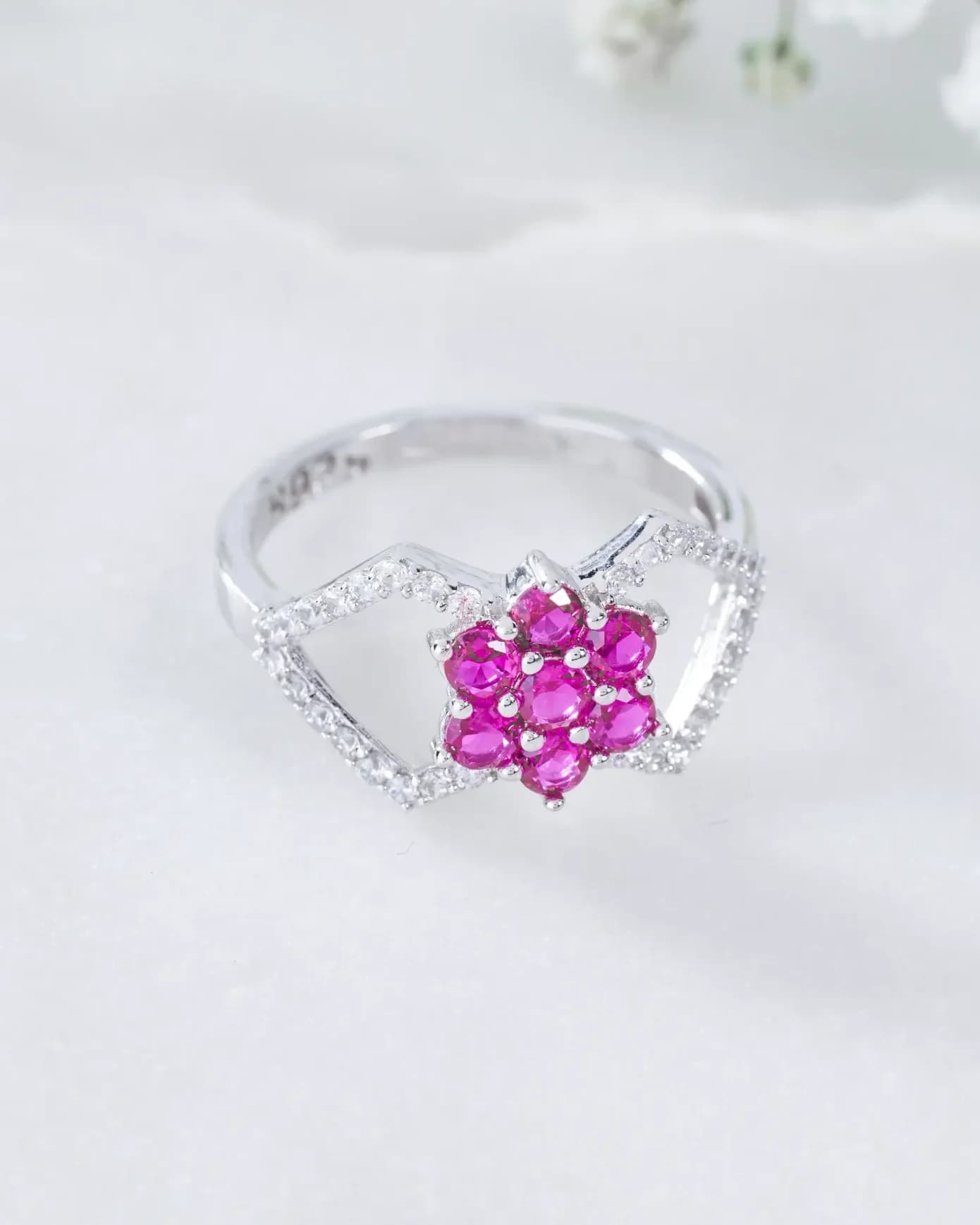 Pink Blossom Ring