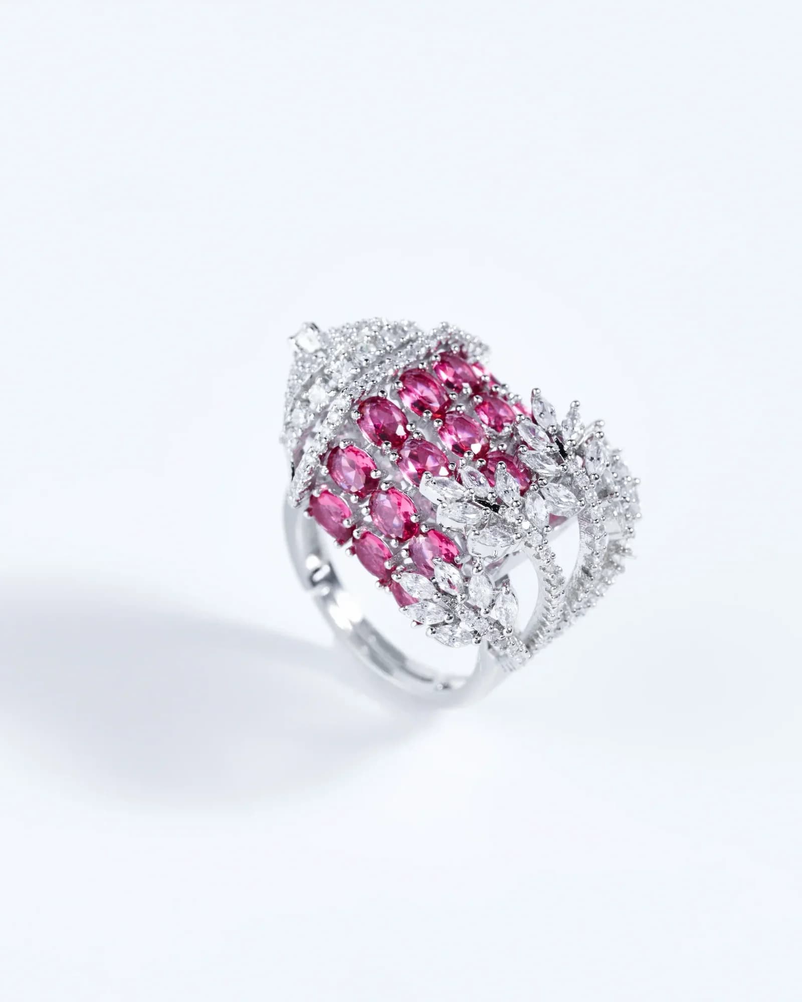 Ruby Diva Dome Ring