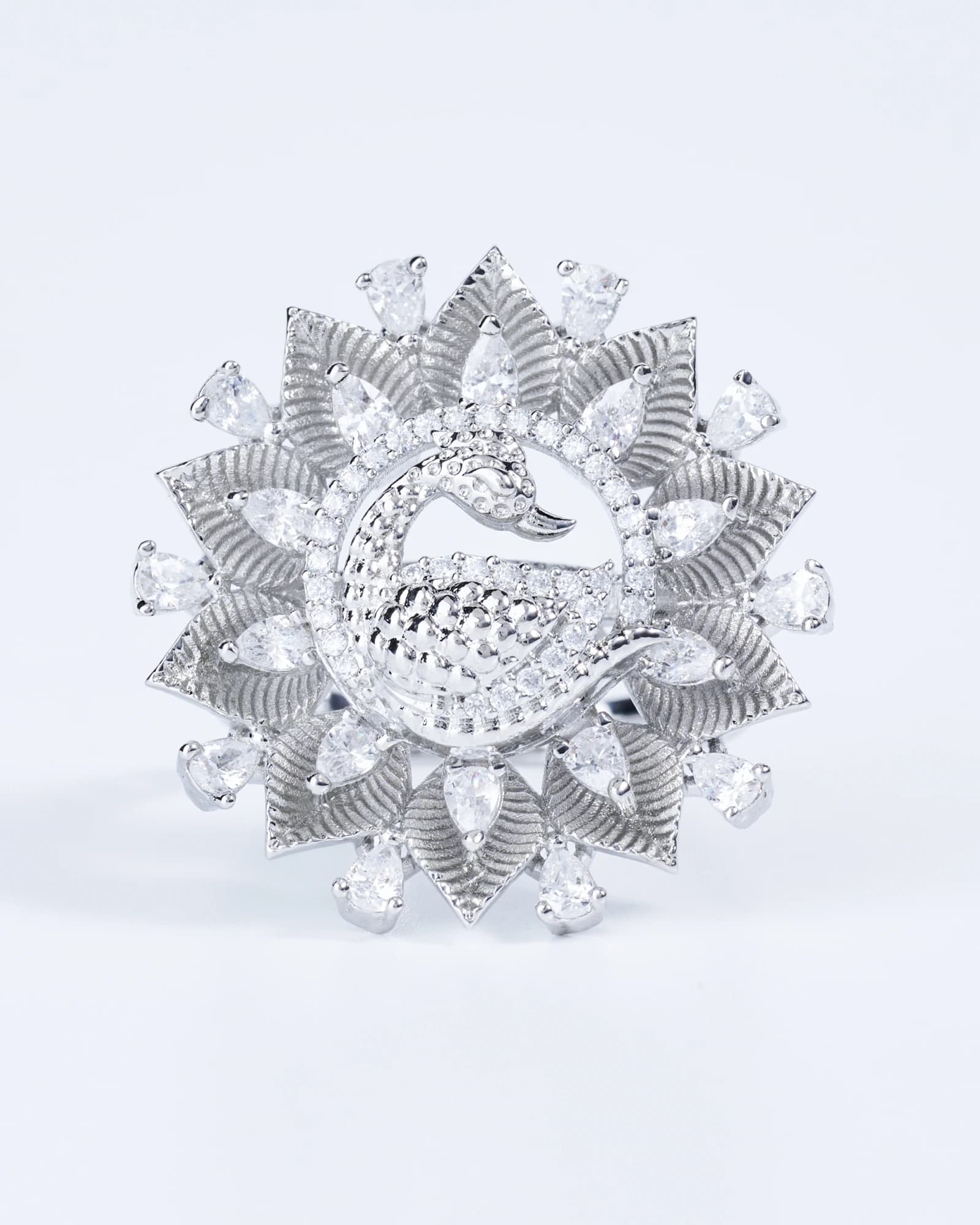 Swan Lotus Ring